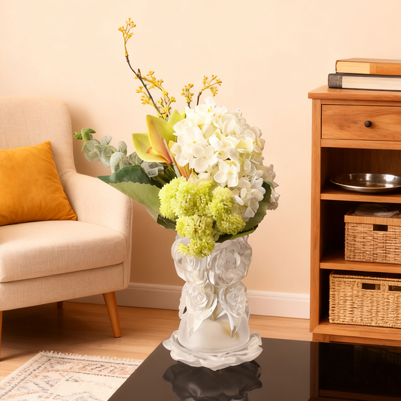 Lost-Cera mittentem Processum Glass Home Decor Crystal Vitri Vase 