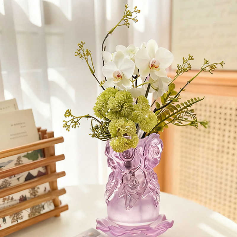 Lost-Cera mittentem Processum Glass Home Decor Crystal Vitri Vase