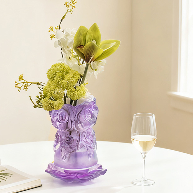 Lost-Cera mittentem Processum Glass Home Decor Crystal Vitri Vase