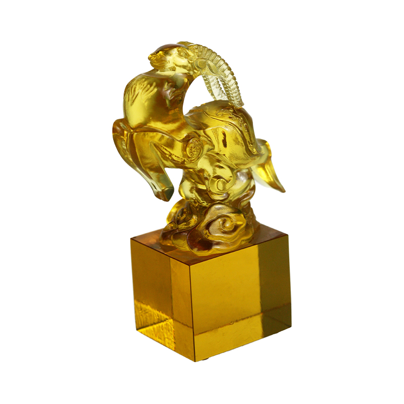 Aurum pellucidum ovis vitreum vitreum sigillum