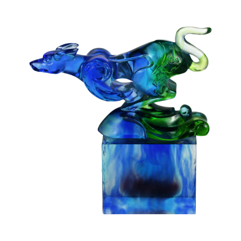 Ornamentum sigillum classicum caeruleo-viridis