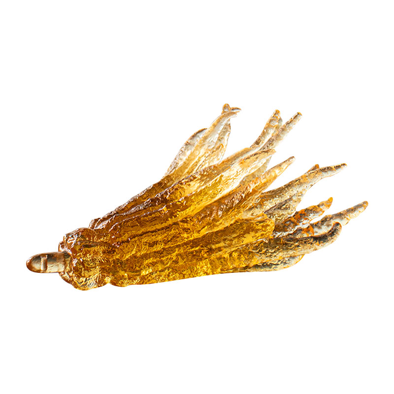 Manu informibus aurei coloris vitrei vitrei possessor