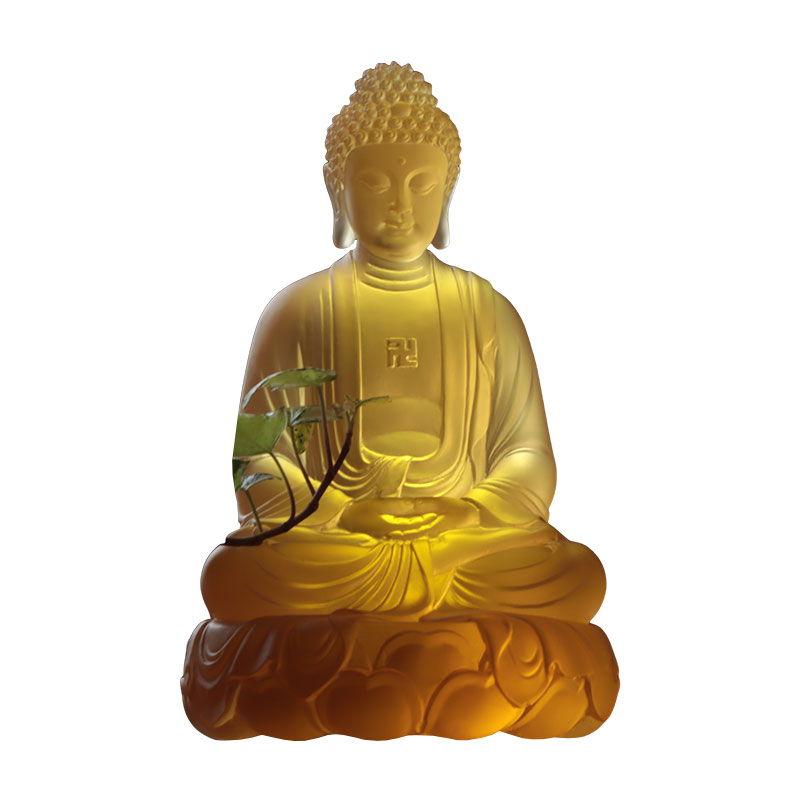 Amitābha Buddha Crystal statuae
