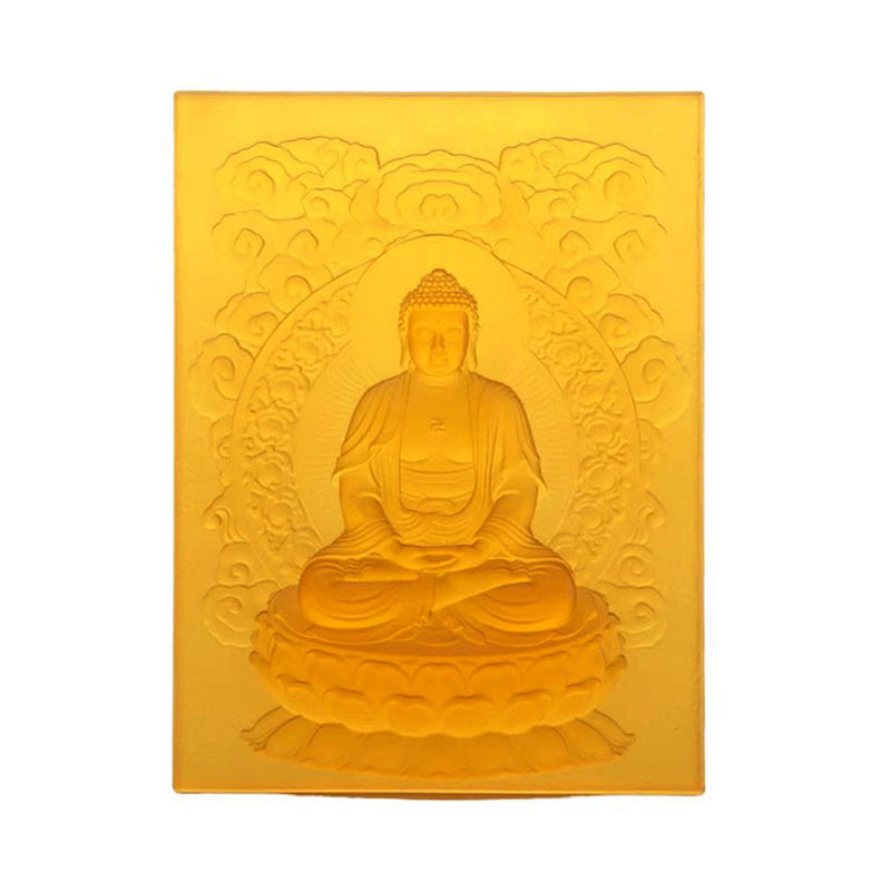 Amitabha Buddha Liuli decorat Bricks