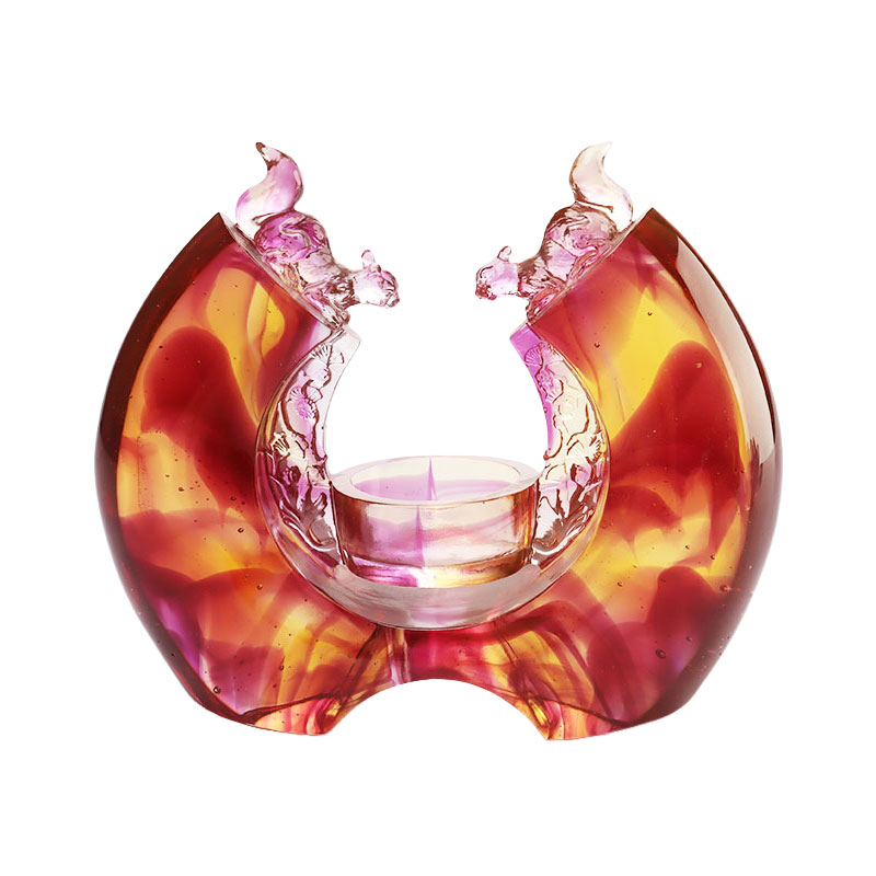 Candelabra TESTA purpurea colorata