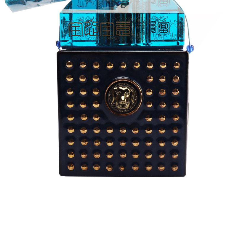 Caeruleum capreum utrem pileum ornamenta ornamenta vitrea utensilia vinaria