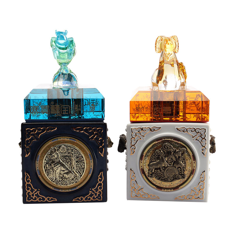 Caeruleum capreum utrem pileum ornamenta ornamenta vitrea utensilia vinaria