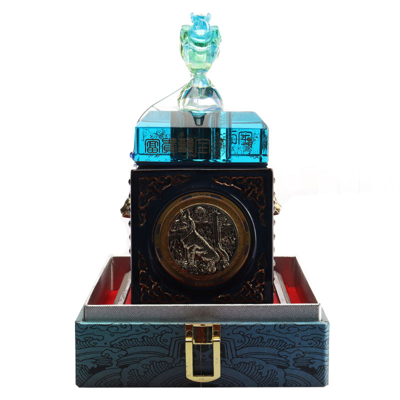 Caeruleum capreum utrem pileum ornamenta ornamenta vitrea utensilia vinaria