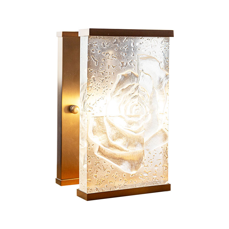 Ornamenta vitrea rectangula vitreae decorativae