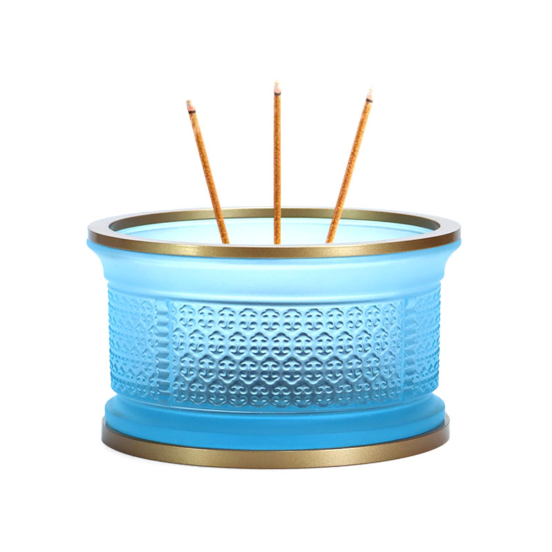 Caeruleae Ruyi series vitreae Buddhisticae altaria