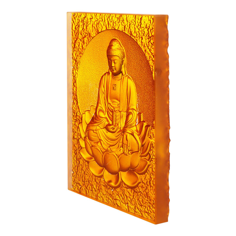 Oriental Medicine Buddha Aurea Crystal Vitri Brick