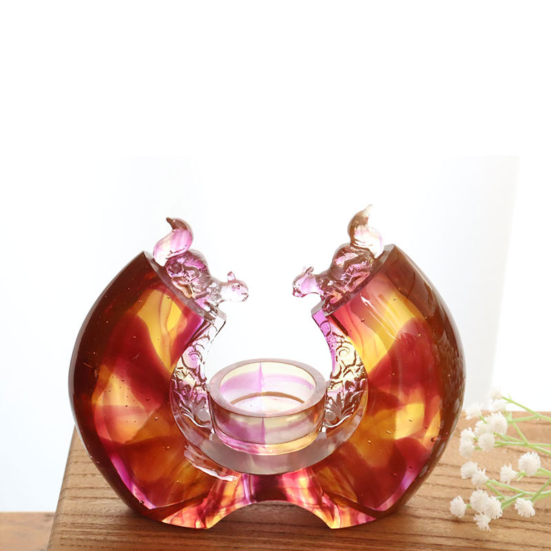 Candelabra TESTA purpurea colorata