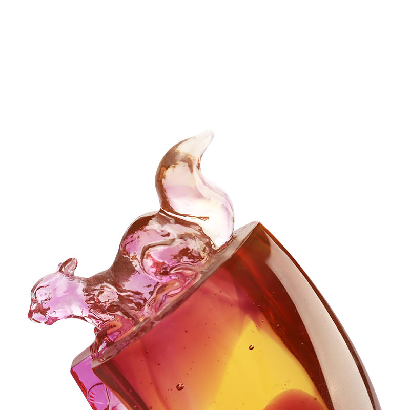 Candelabra TESTA purpurea colorata