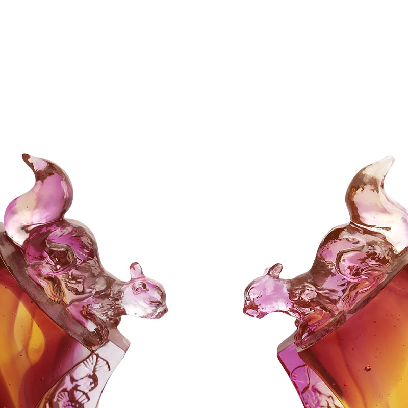 Candelabra TESTA purpurea colorata