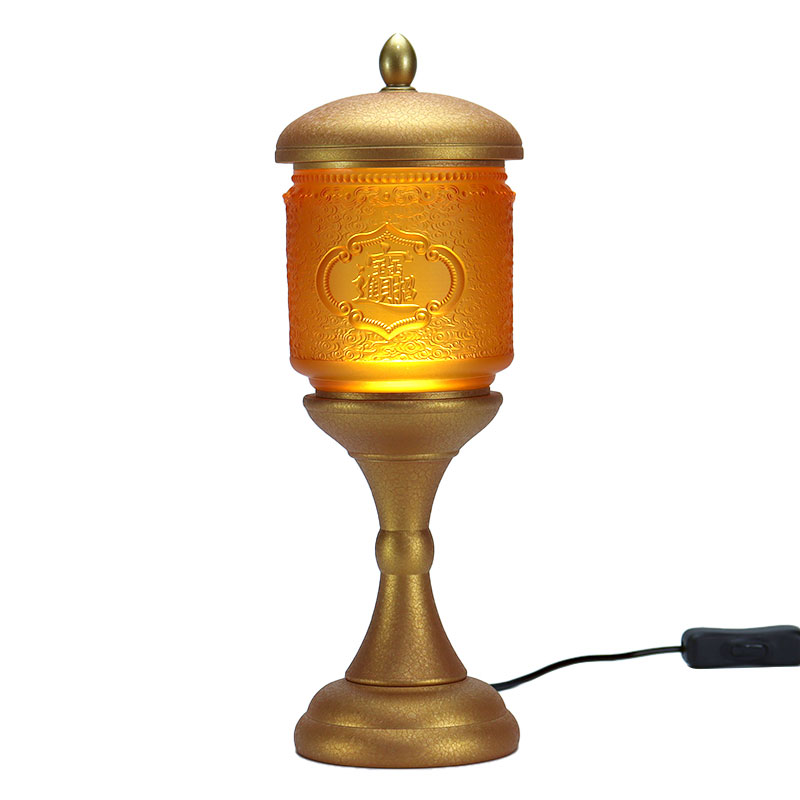 Oblationes vitreae pro templo Buddhistico opes et thesauros afferentes