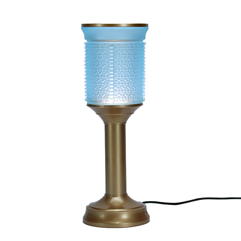 Caeruleae Ruyi series vitreae Buddhisticae altaria