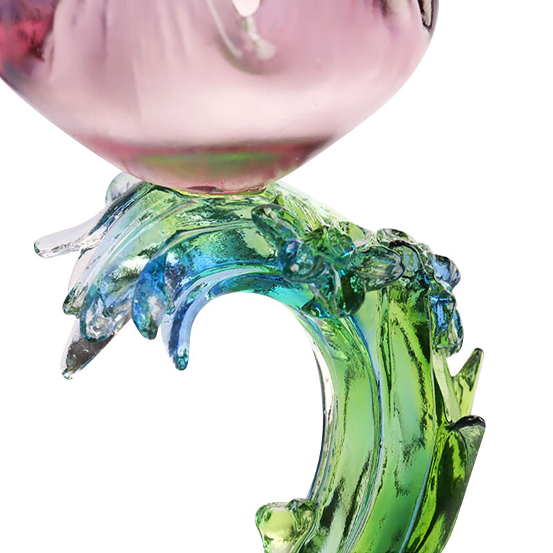 Crystalli vitrei Lotus figura candelabri