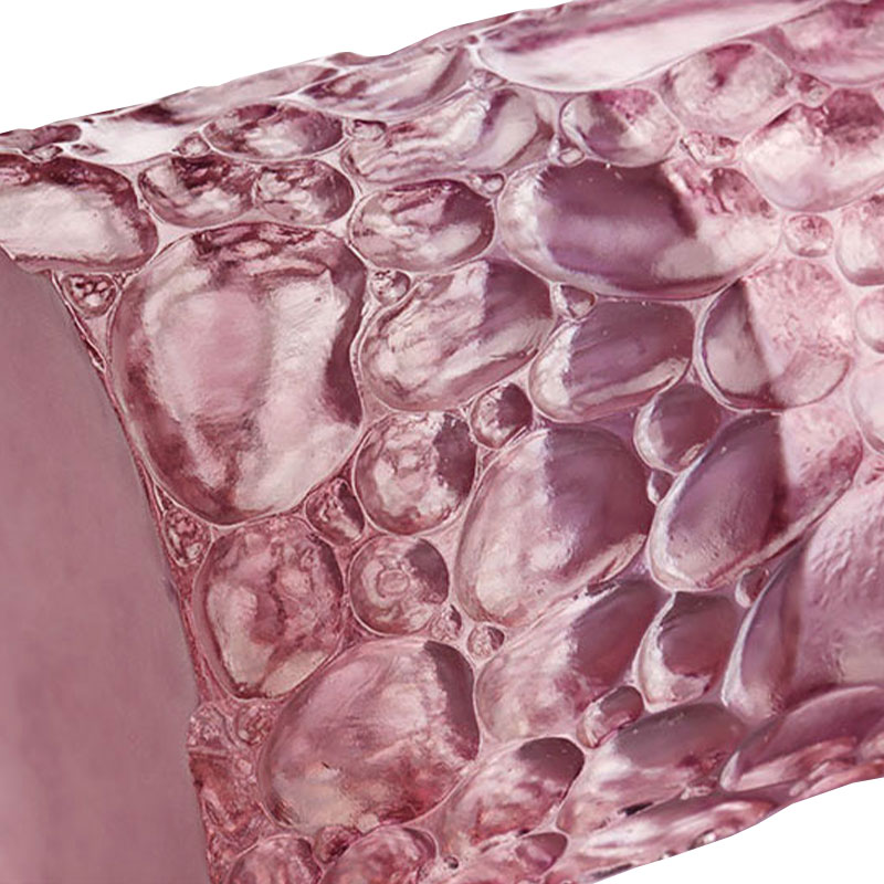 Textura calculi purpurei vasi vitri rosei