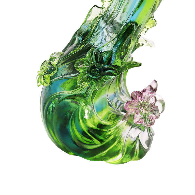 Crystalli vitrei Lotus figura candelabri