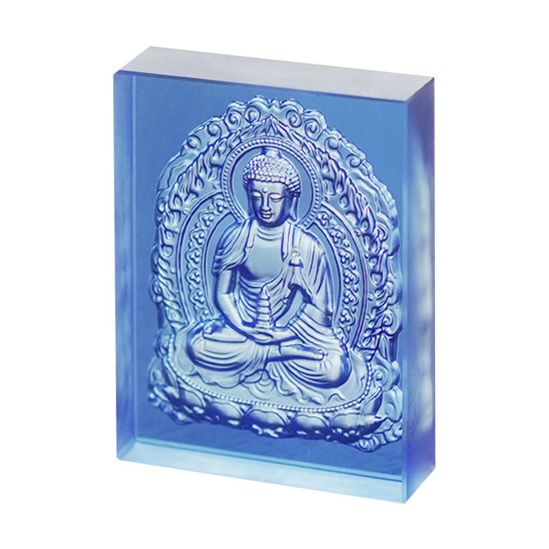 Lux caerulea vitreae Medicine Buddha lateres
