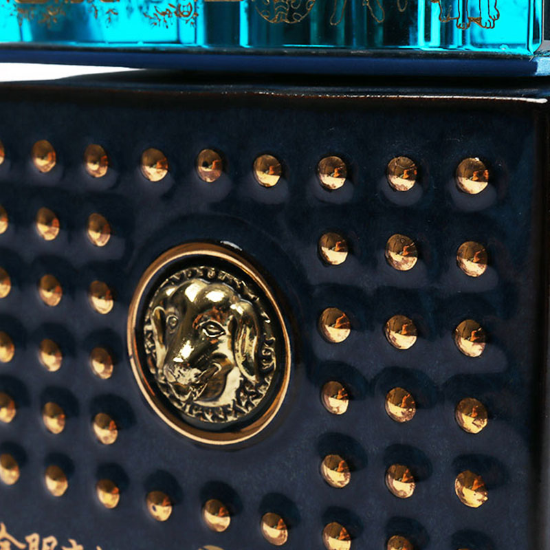 Caeruleum capreum utrem pileum ornamenta ornamenta vitrea utensilia vinaria