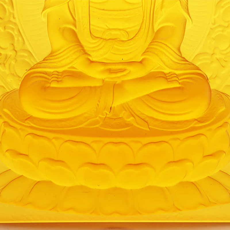 Amitabha Buddha Liuli decorat Bricks