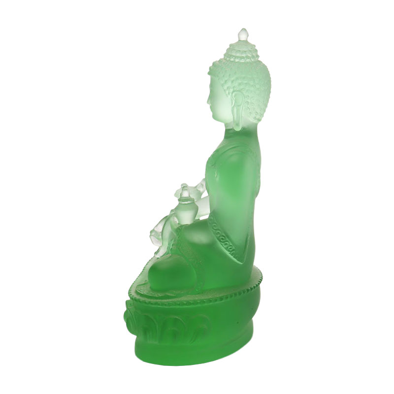 LAETUS Liuli Crystal Medicina Buddha Statue