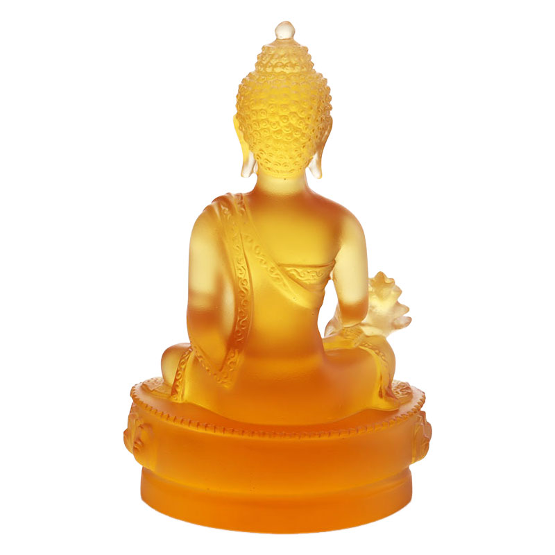 LAETUS Liuli Crystal Medicina Buddha Statue