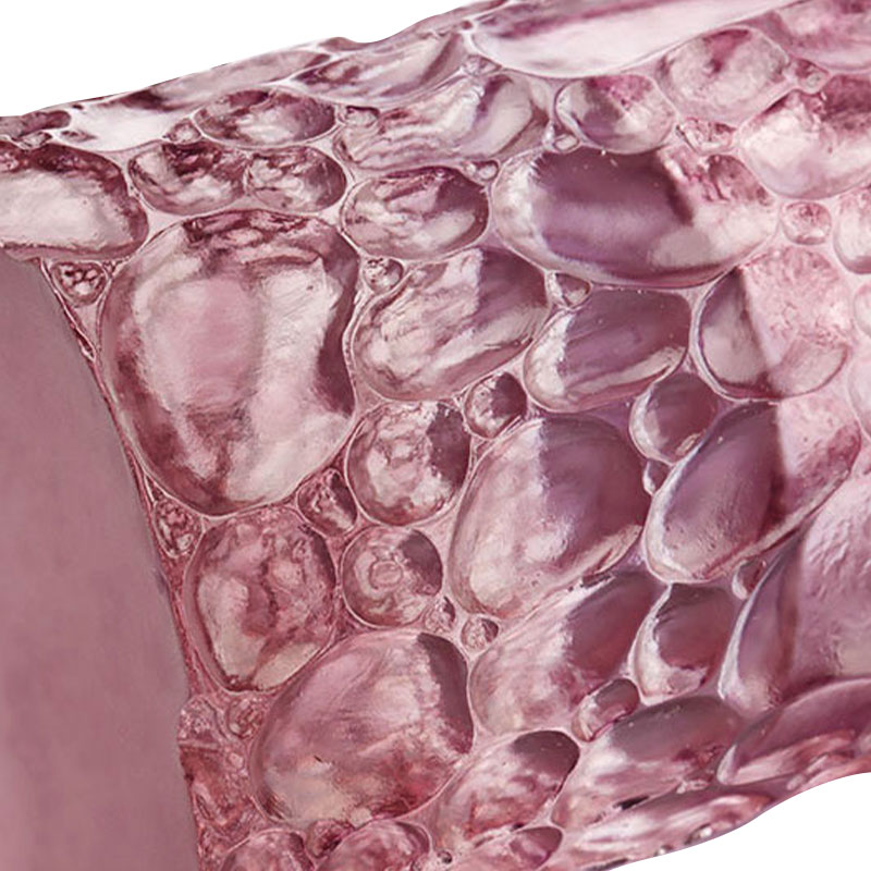 Textura calculi purpurei vasi vitri rosei