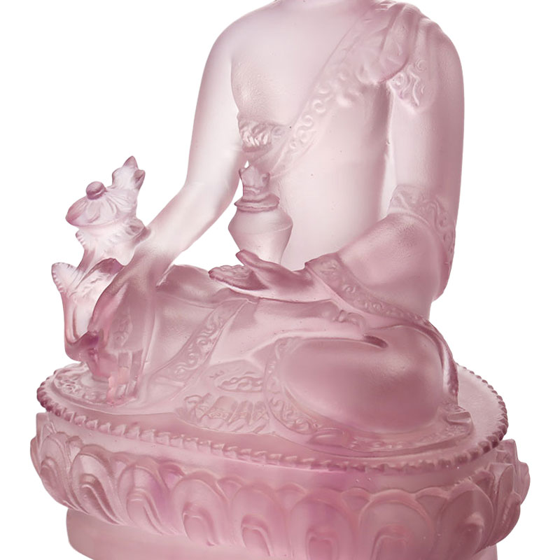 LAETUS Liuli Crystal Medicina Buddha Statue