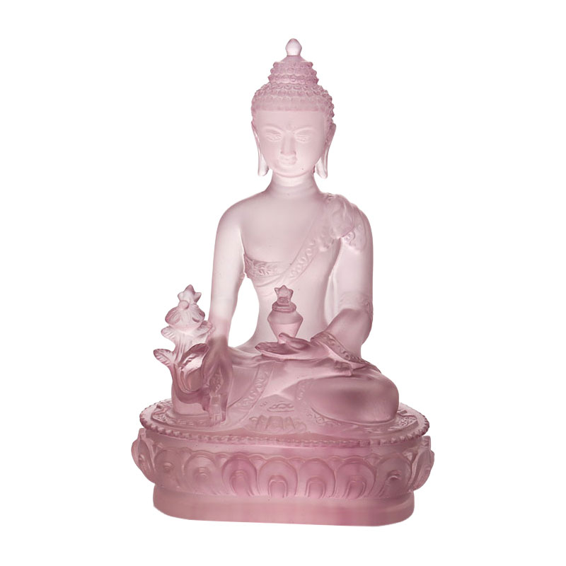 LAETUS Liuli Crystal Medicina Buddha Statue