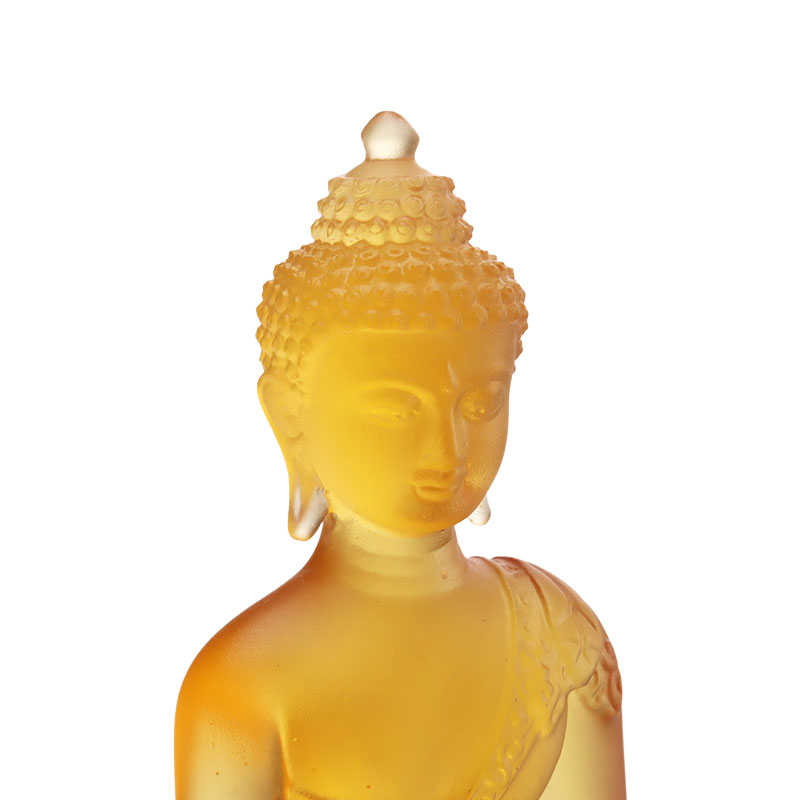 LAETUS Liuli Crystal Medicina Buddha Statue