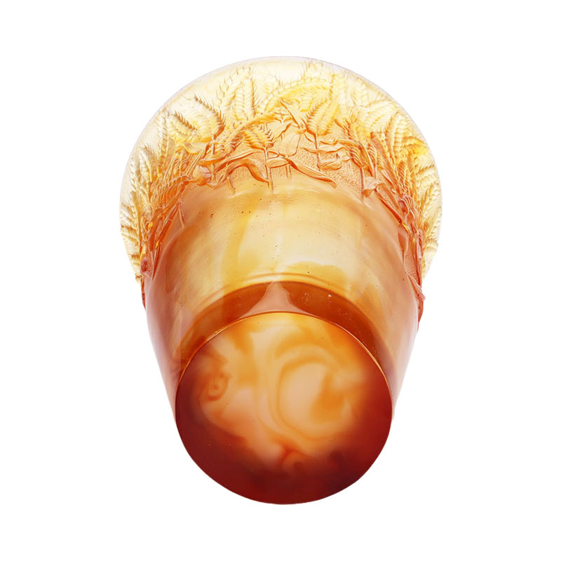 Auriculae triticum electri Vase vitreum impressum