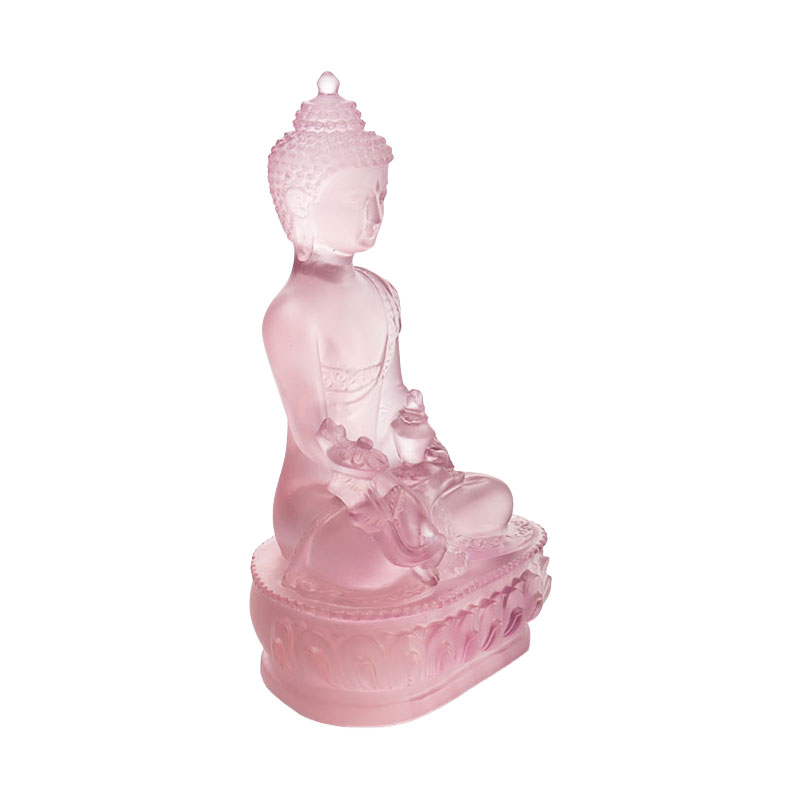 LAETUS Liuli Crystal Medicina Buddha Statue