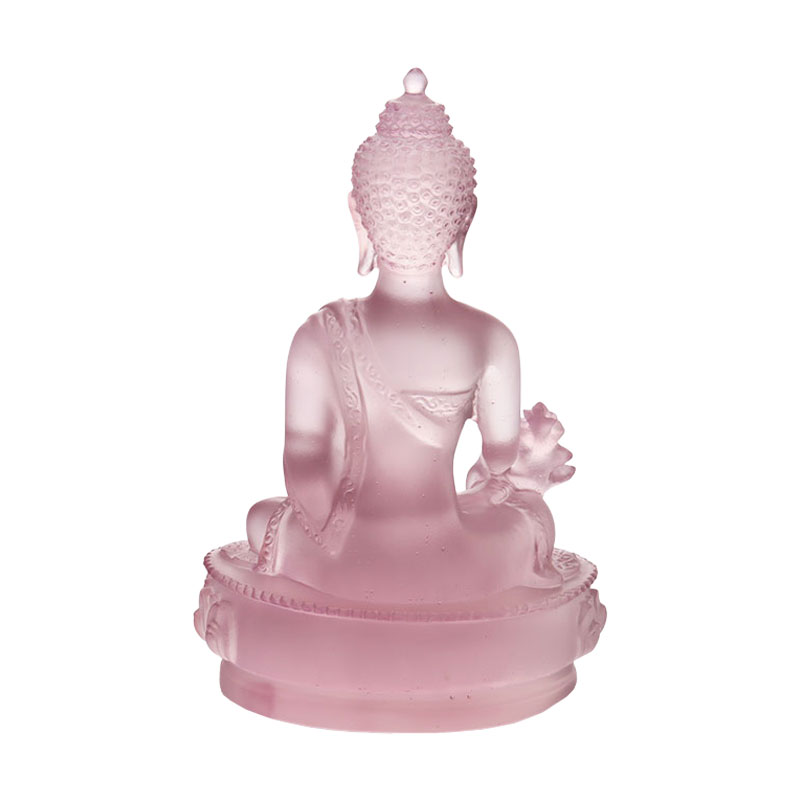 LAETUS Liuli Crystal Medicina Buddha Statue
