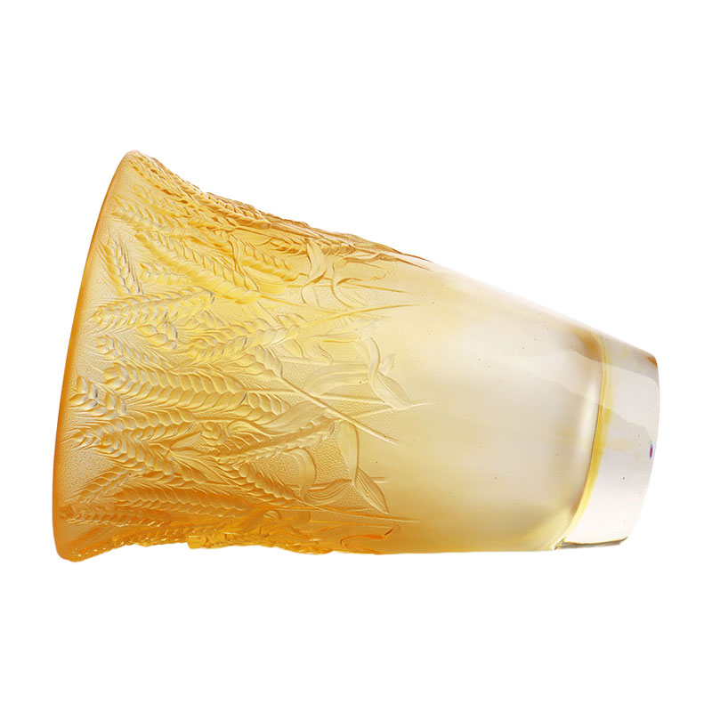 Auriculae triticum electri Vase vitreum impressum