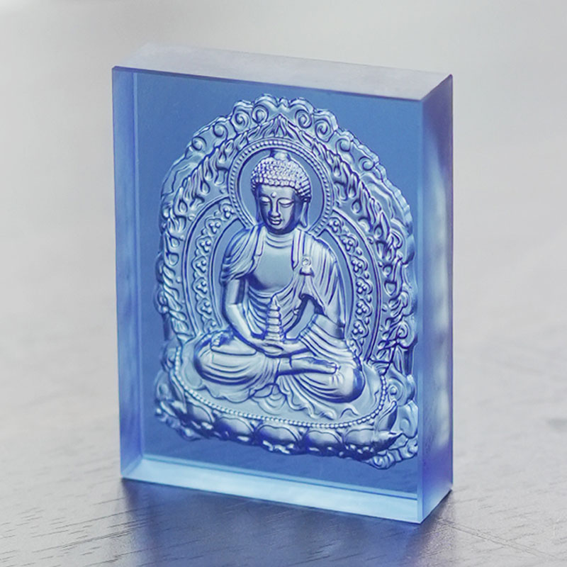 Lux caerulea vitreae Medicine Buddha lateres