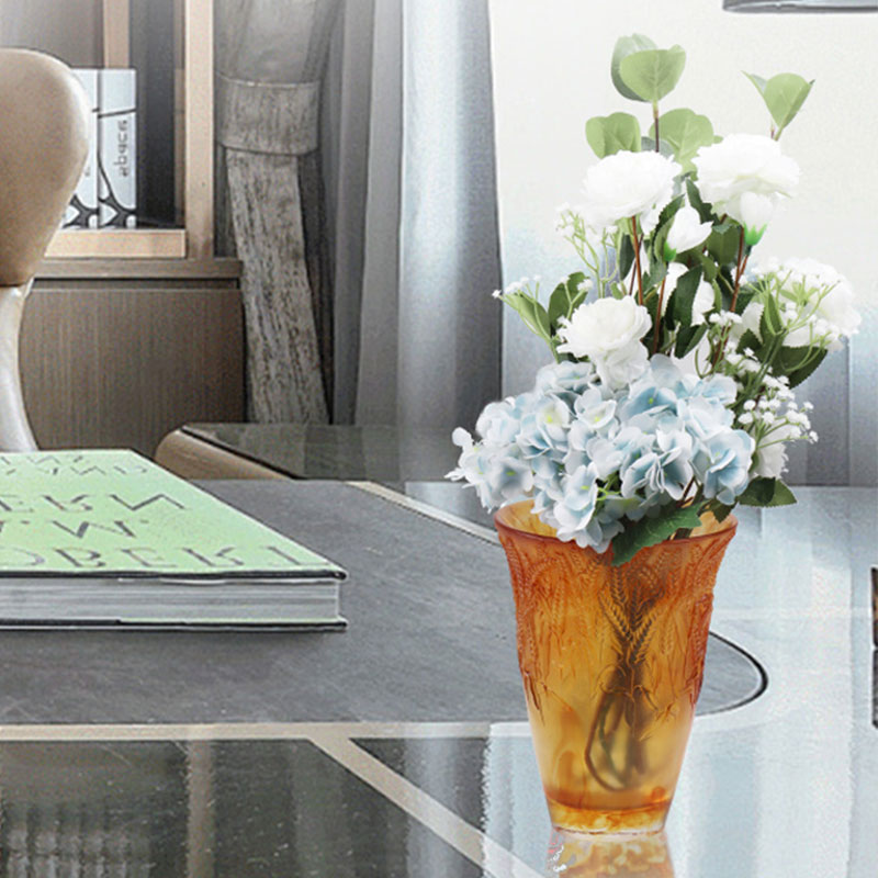 Auriculae triticum electri Vase vitreum impressum