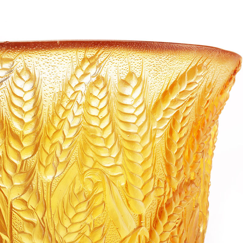 Auriculae triticum electri Vase vitreum impressum