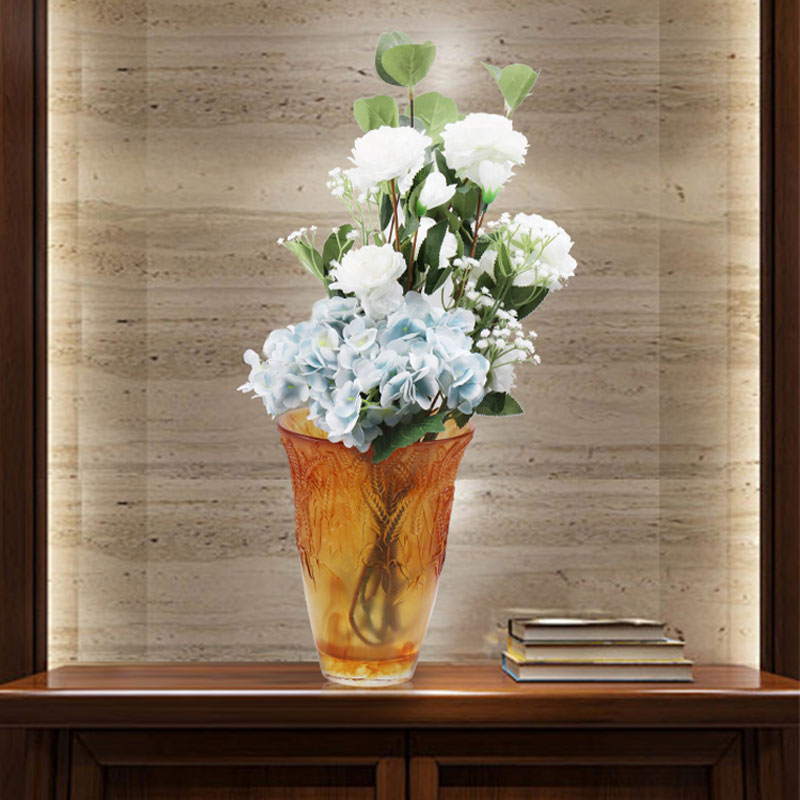 Auriculae triticum electri Vase vitreum impressum