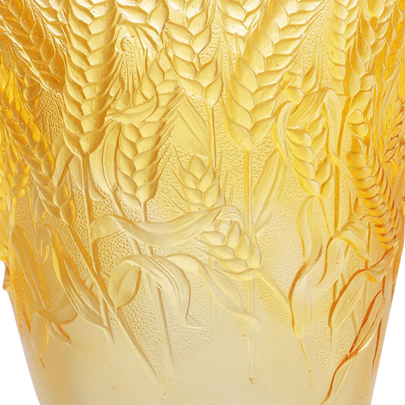 Auriculae triticum electri Vase vitreum impressum