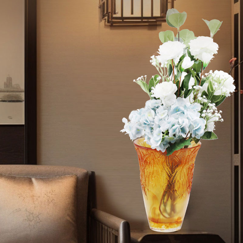 Auriculae triticum electri Vase vitreum impressum