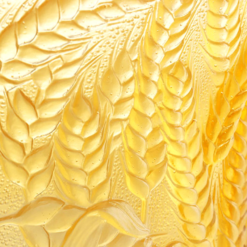 Auriculae triticum electri Vase vitreum impressum