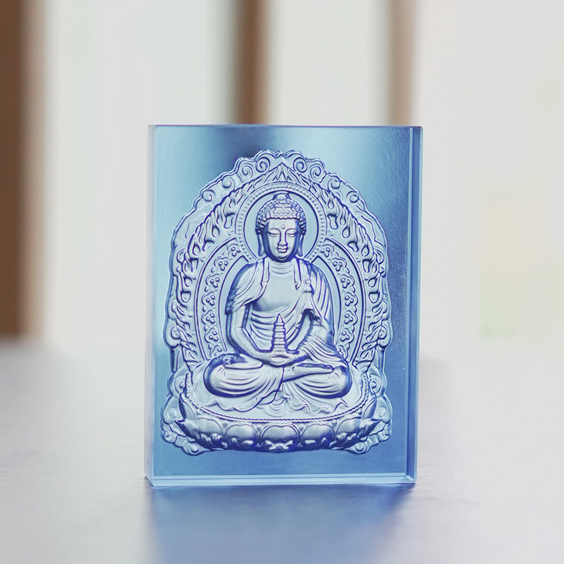 Lux caerulea vitreae Medicine Buddha lateres