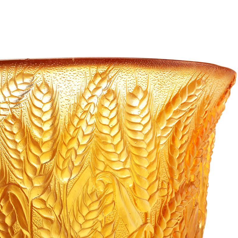 Auriculae triticum electri Vase vitreum impressum