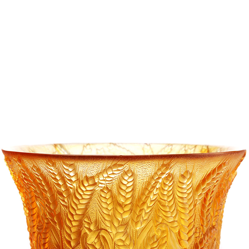 Auriculae triticum electri Vase vitreum impressum