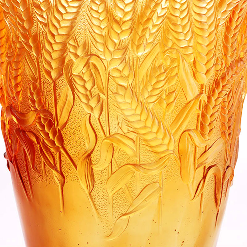 Auriculae triticum electri Vase vitreum impressum