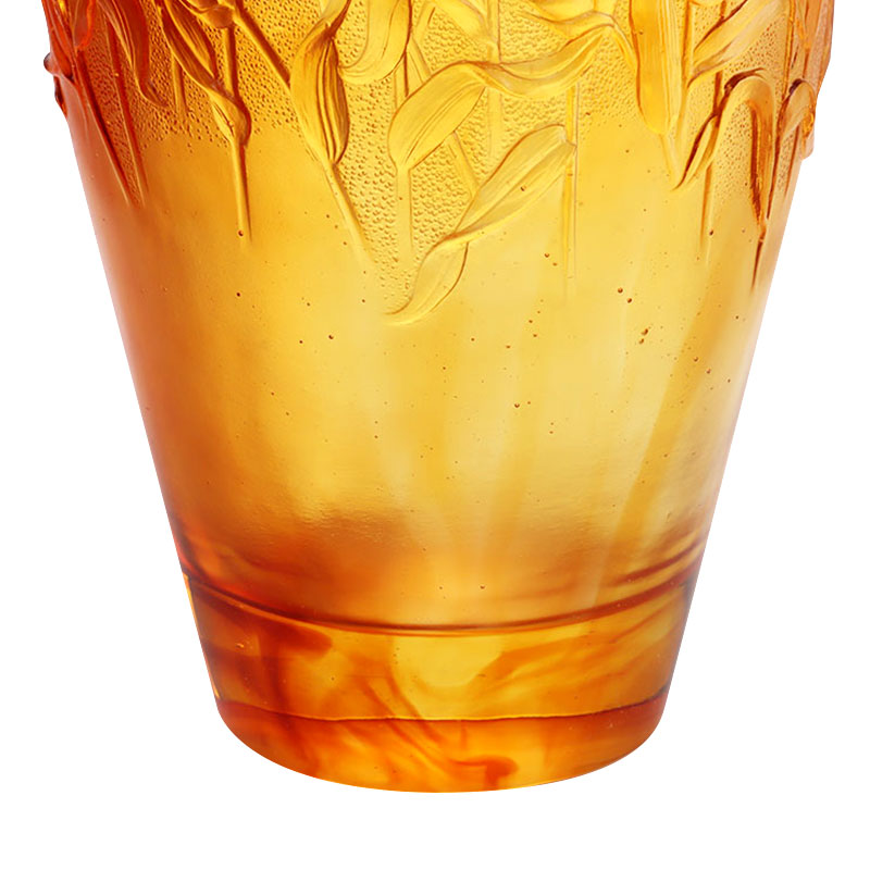 Auriculae triticum electri Vase vitreum impressum