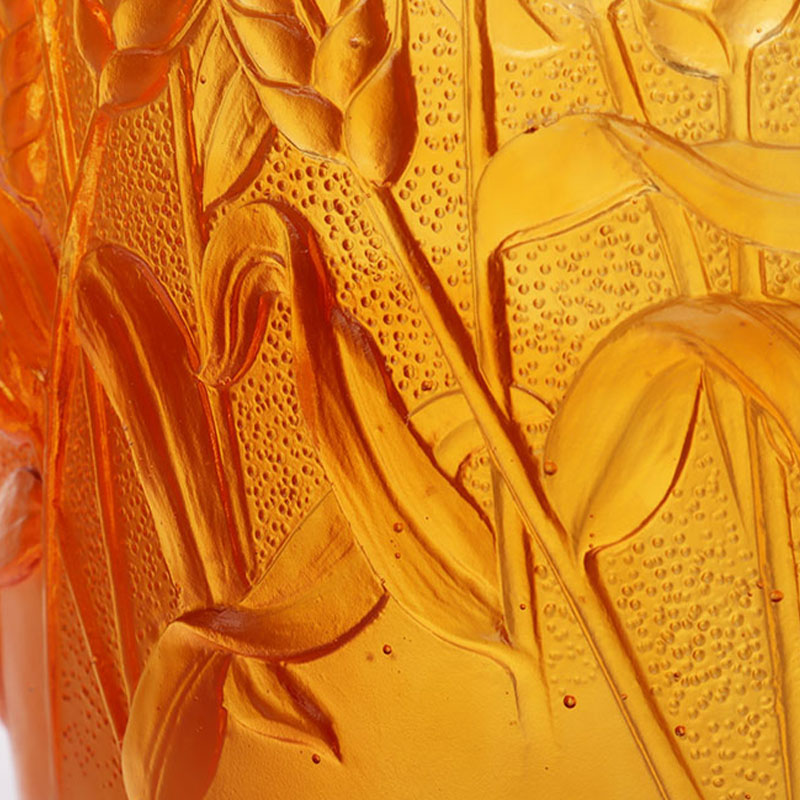 Auriculae triticum electri Vase vitreum impressum