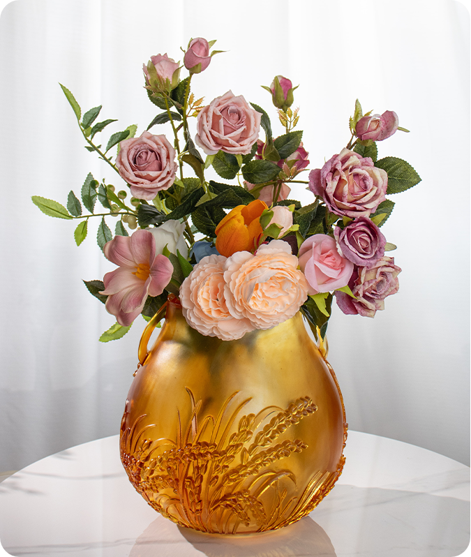 Promissio munificae messis: A vasculum vitreum duo-handled